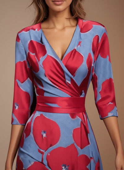 Detail shot of Viraelis - Bunte Blumenkleid