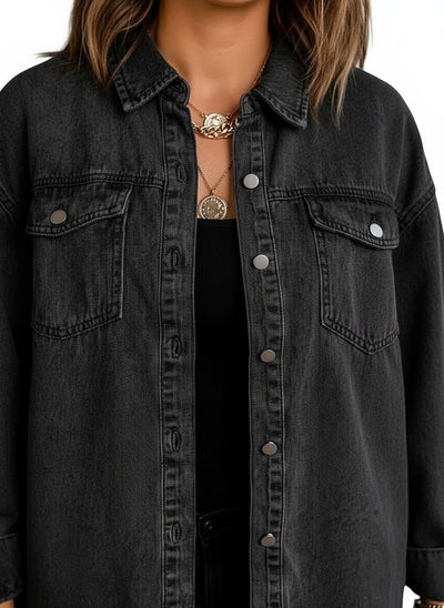 Detail shot of Helene™ | Zeitlose Jeansjacke für jeden Tag