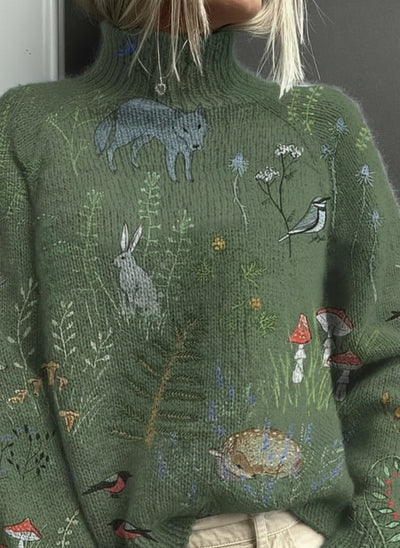 Detail shot of Ashley | Warme und Elegante Rollkragenpullover