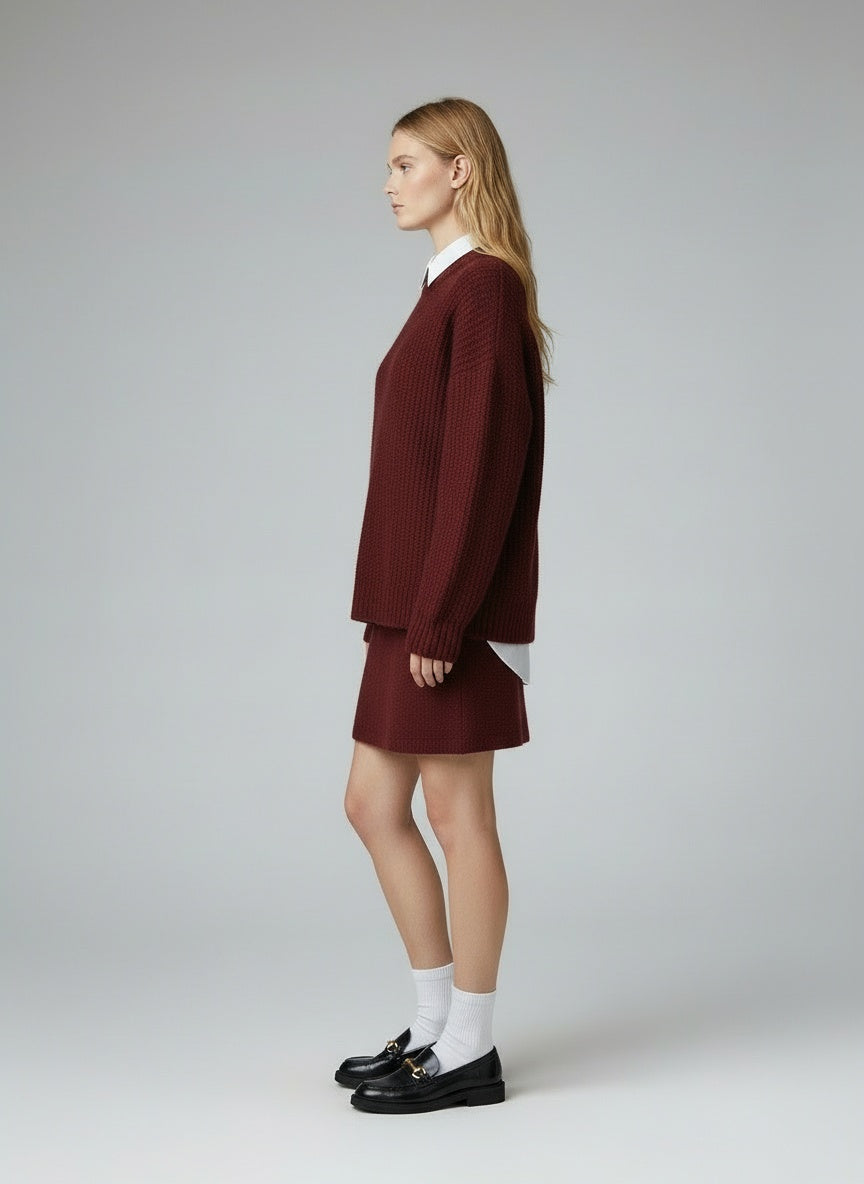 Side profile of the model wearing Lara | Herbst-Set