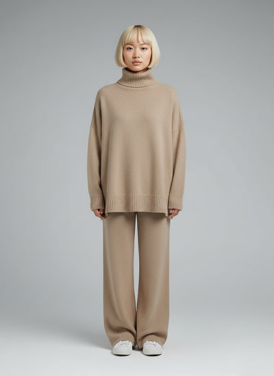 Full body view of the model wearing Clara™ | Anzugset – Zeitlose Eleganz & Stil