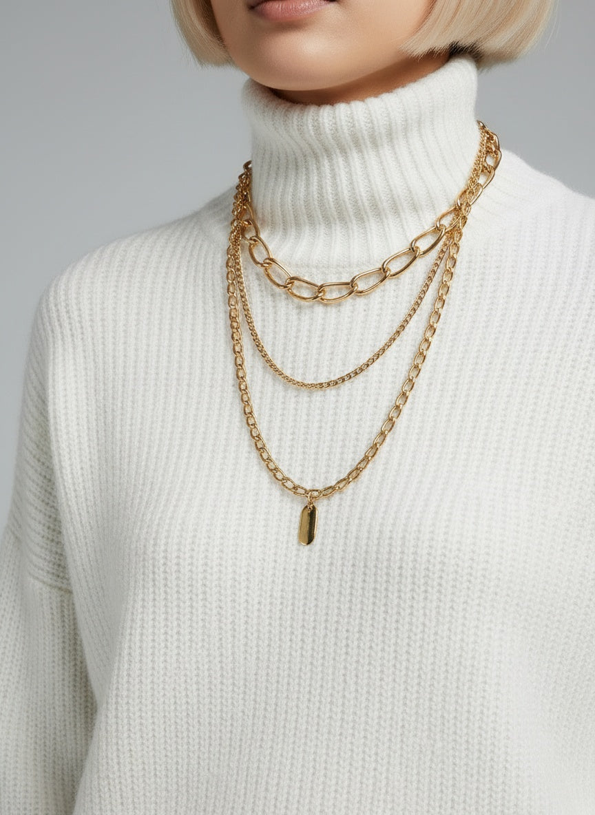 Detail shot of Yvonne™ | Eleganter und warmer Pullover