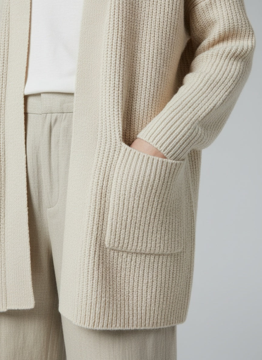 Detail shot of Amelie™ | Strickpullover mit Taschen