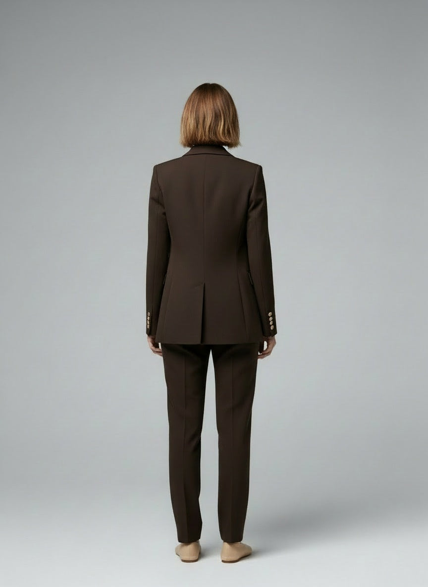 Back pose of the model wearing Esmée - 2-teiliges Classic Set